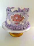 Cake, custom 8 inch Paw cake