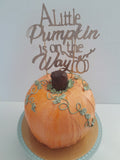 Pumpkin Shaped Cake