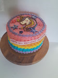 Cake, Custom 8 inch UNICORN  birthday cake. Cake