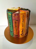 BIRTHDAY CAKE, custom book themed cake 6 inch round