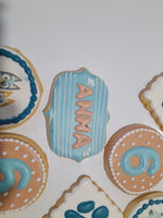Dog cookies, birthday cookies, 23sweets.com custom cookie set, 
