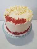 Birthday Cake, Custom RED VELVET birthday cake, 8 inch,