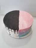 Custom cake,  birthday cake, pull apart 2 part cake
