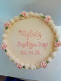 Custom Baptism cake, 6” or 8” round available