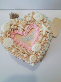 Cake,  beach themed Heart cake 6” Cake with buttercream frosting in heart shape