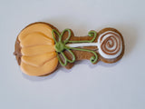 Baby shower “a little pumpkin is on the way” Fall themed baby shower COOKIES  royal icing DECORATED -COOKIES