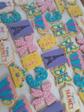 Custom Fancy cookie order , 1 dozen custom cookies
