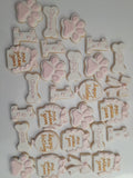 One Golden Year, cookie order , 1 dozen custom cookies