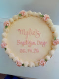 Custom Baptism cake, 6” or 8” round available