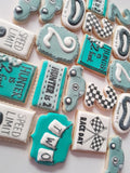 Cookies, Custom cookies for birthday party, by the dozen race themed