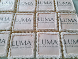 1 dozen custom logo cookies, with edible image, decorated cookies