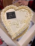 Cake, Custom Gender reveal cake 8 inch Heart cake