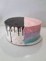 Custom cake,  birthday cake, pull apart 2 part cake