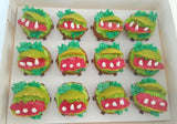 Cupcakes, Venus fly trap themed, 1 dozen