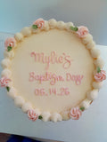Custom Baptism cake, 6” or 8” round available