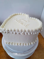 WEDDING HEART CAKE Heart cake 8 inch wedding cake 8 inch