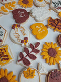 Renee Custom Fall cookie order , 1 dozen custom cookies