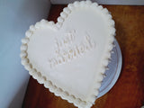 WEDDING HEART CAKE Heart cake 8 inch wedding cake 8 inch