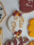 Renee Custom Fall cookie order , 1 dozen custom cookies