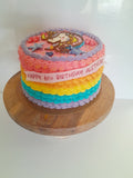 Cake, Custom 8 inch UNICORN  birthday cake. Cake