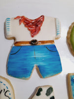 COOKIES, First Rodeo birthday cookies, 1 dozen custom cookies , COOKIES  royal icing DECORATED COOKIES