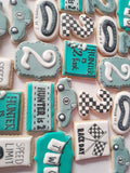 Cookies, Custom cookies for birthday party, by the dozen race themed