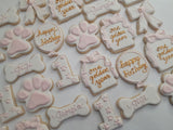 One Golden Year, cookie order , 1 dozen custom cookies