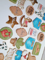 COOKIES, First Rodeo birthday cookies, 1 dozen custom cookies , COOKIES  royal icing DECORATED COOKIES
