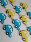 Custom Cookie Order, 1 dozen custom cookies, car themed