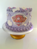 Cake, custom 8 inch Paw cake