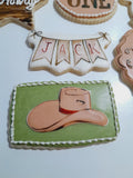 COOKIES, First Rodeo birthday cookies, 1 dozen custom cookies , COOKIES  royal icing DECORATED COOKIES
