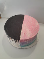 Custom cake,  birthday cake, pull apart 2 part cake
