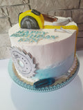 Birthday Cake, Custom birthday cake, GARAGE/Tool themed 8 inch, Father’s Day cake