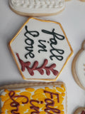 Renee Custom Fall cookie order , 1 dozen custom cookies