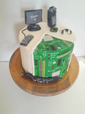 Cake, Custom PC THEMED cake 8 inch birthday cake. Cake