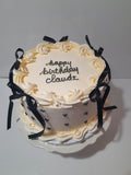 Birthday cake,  Custom Birthday Cake, 8 inch round