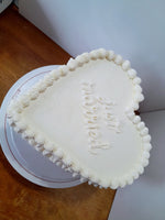 WEDDING HEART CAKE Heart cake 8 inch wedding cake 8 inch