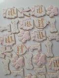 One Golden Year, cookie order , 1 dozen custom cookies