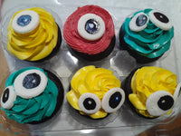 LITTLE MONSTER themed CUPCAKES