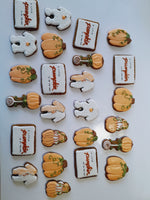 Baby shower “a little pumpkin is on the way” Fall themed baby shower COOKIES  royal icing DECORATED -COOKIES