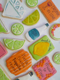 Cookies bachelorette custom drink themed COOKIES  royal icing DECORATED