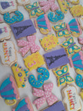 Custom Fancy cookie order , 1 dozen custom cookies