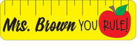 BACK TO SCHOOL cookie, 6 inch long
