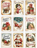 Cookies, Vintage winter scenes cookies  themed edible Image COOKIES  royal icing DECORATED -COOKIES, 1 dozen cookies, traditional cookies, Christmas themed cookies, Yesteryear cookies