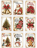 Cookies, Vintage winter scenes cookies  themed edible Image COOKIES  royal icing DECORATED -COOKIES, 1 dozen cookies, traditional cookies, Christmas themed cookies, Yesteryear cookies