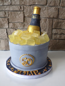 3D Ice bucket birthday cake., Bulletin Board, Preorders on Carousell