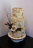 CUSTOM CAKE With buttercream rosettes, lemon flavour