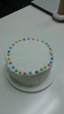 CUSTOM CAKE With buttercream rosettes, lemon flavour