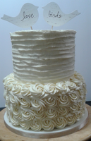 WEDDING CAKE with marbled fondant