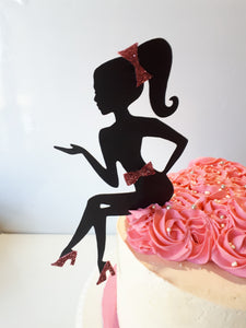 Fashion Cake Topper - Black